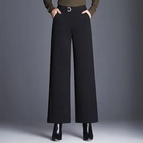 Somerset Plaid Wide-Leg Trouser