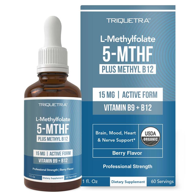 Triquetra | L-Methylfolate 5-MTHF Plus Methyl B12