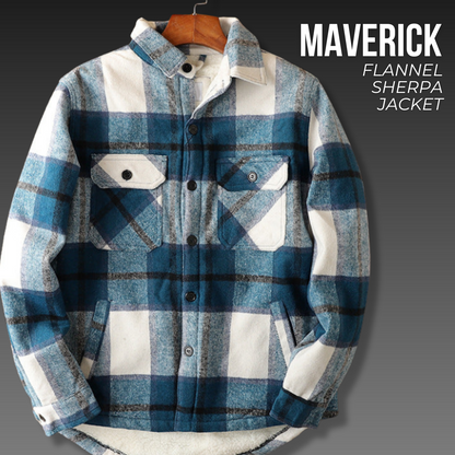 Maverick Flannel Sherpa Jacket