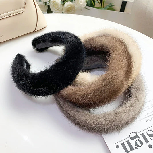 Roxburgh Mink Fur Headband