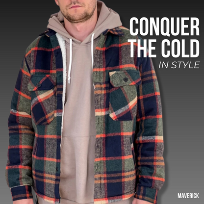 Maverick Flannel Sherpa Jacket