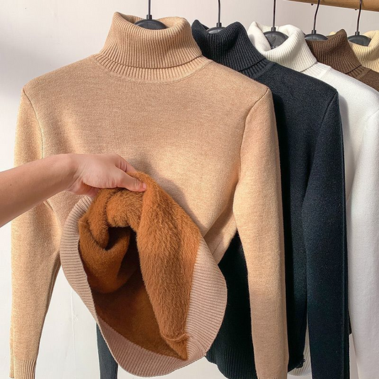 Mira Cashmere Turtleneck Sweater