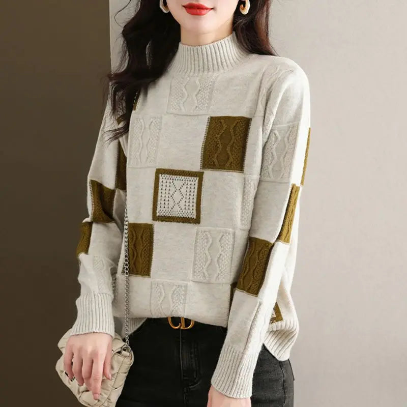 Mosaic Knit Sweater