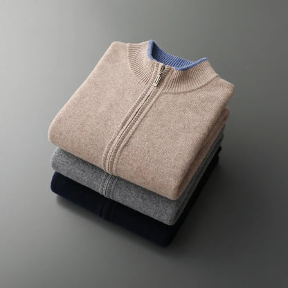 Luca Cashmere Zip Jacket