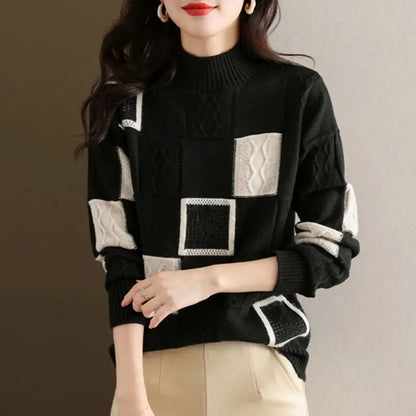 Mosaic Knit Sweater