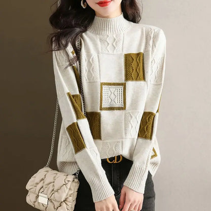 Mosaic Knit Sweater