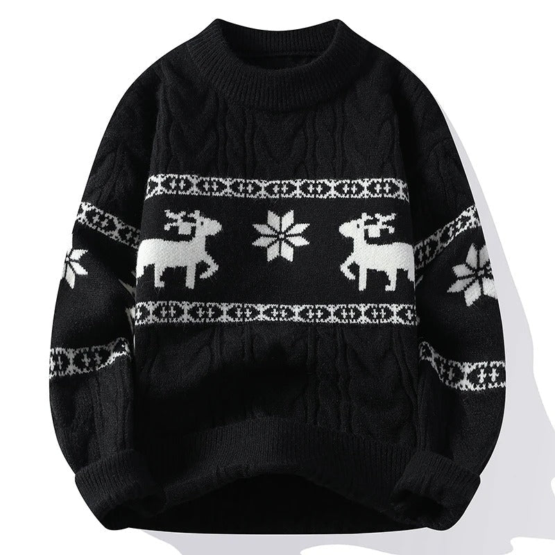 Frosty Reindeer Christmas Sweater