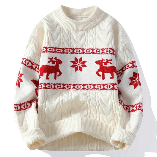 Frosty Reindeer Christmas Sweater